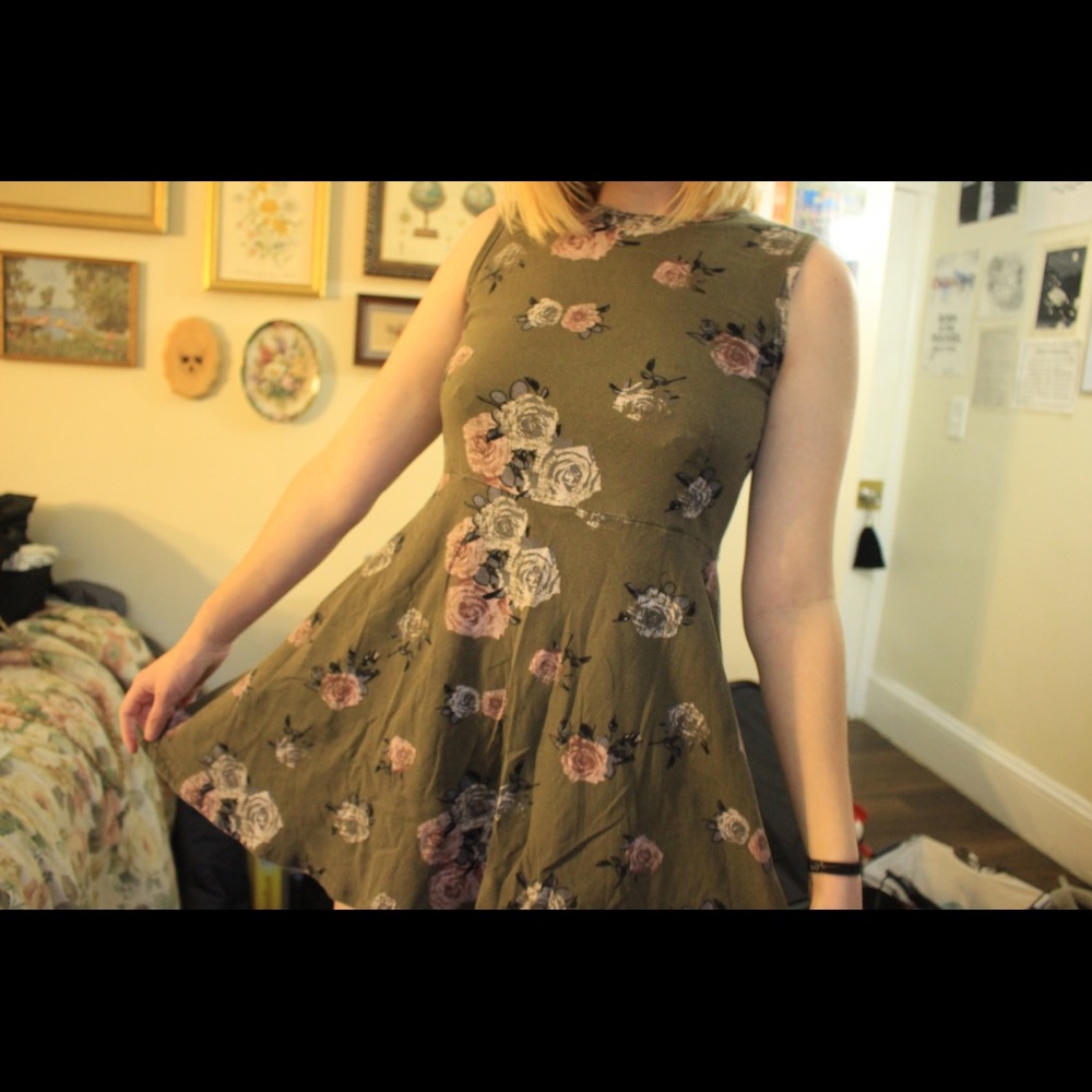 FLORAL VANS DRESS
